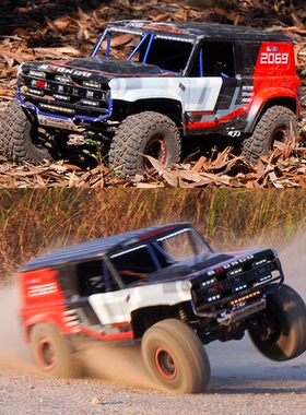 D1RC TRX4福特烈马钛合金管架 巴哈baja1000赛车 车壳防滚架 整套