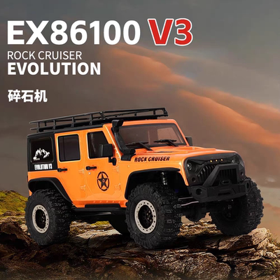 瑞泰RGT 1/10 EX86100V3碎石机RC电动越野仿真四驱有刷遥控攀爬车