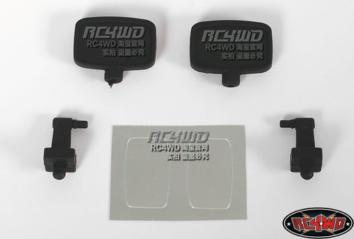 RC4WD仿真模型 1/10 橡胶软质后视镜 D90 D110(版本 B) (Z-S0924)