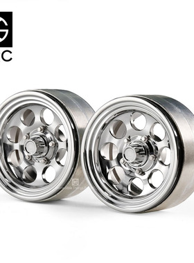 GRC 1.9寸金属轮毂G08 古墓丽影复古Jeep电镀轮圈SCX10 #GAX0138A