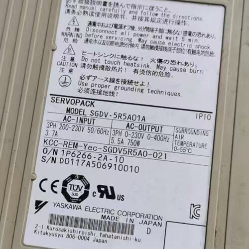 议价伺服驱动器SGDV-5R5A01ASGDV-2R8A01ASGDV-7R6A01A