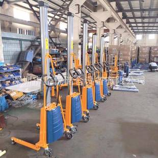 卸车行李车 迷你型电动工位车不锈钢轻型半电动堆高车单轴升降装