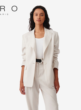 【胡可推荐】IRO NIGHT 2025年春季通勤垫肩西装外套WP07MELLA23W