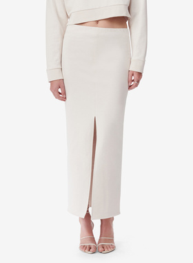 IRO NIGHT 2025年秋季直筒西装裙前开叉修身半身裙WP31ANISSA24W