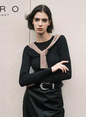 IRO NIGHT 2026年春季山羊绒天丝针织衫内搭打底衫IWT351M00400