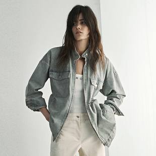 IRO NIGHT 2025年冬季宽松复古纯棉牛仔外套WP100YASAHIRO24W