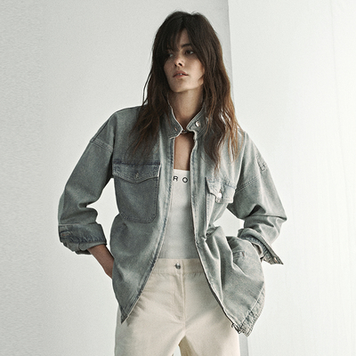 IRO NIGHT 2025年冬季宽松复古纯棉牛仔外套WP100YASAHIRO24W