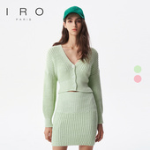 IRO 粗针织外套毛衣WP13UBERTA23S V领落肩开衫 NIGHT 2026年春季