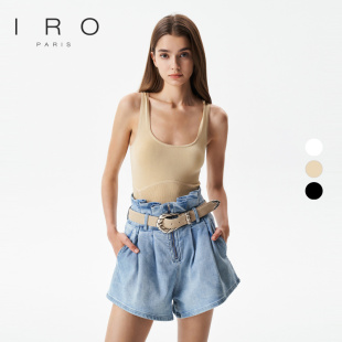 轻奢修身 2026年春季 纯色U领针织吊带背心WP12SHIMAS23W NIGHT IRO