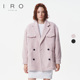 IRO NIGHT 2025年秋冬英伦翻领双排扣纯色毛呢外套WM01KAYAO22W