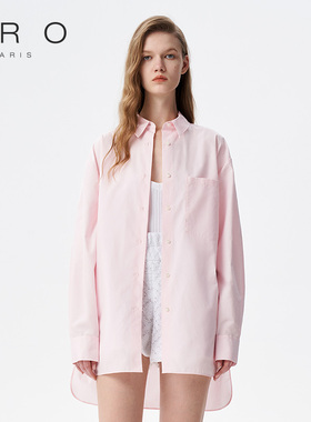 IRO NIGHT 2026春季直筒纯色气质通勤收腰外搭衬衫WP18SKADI23S