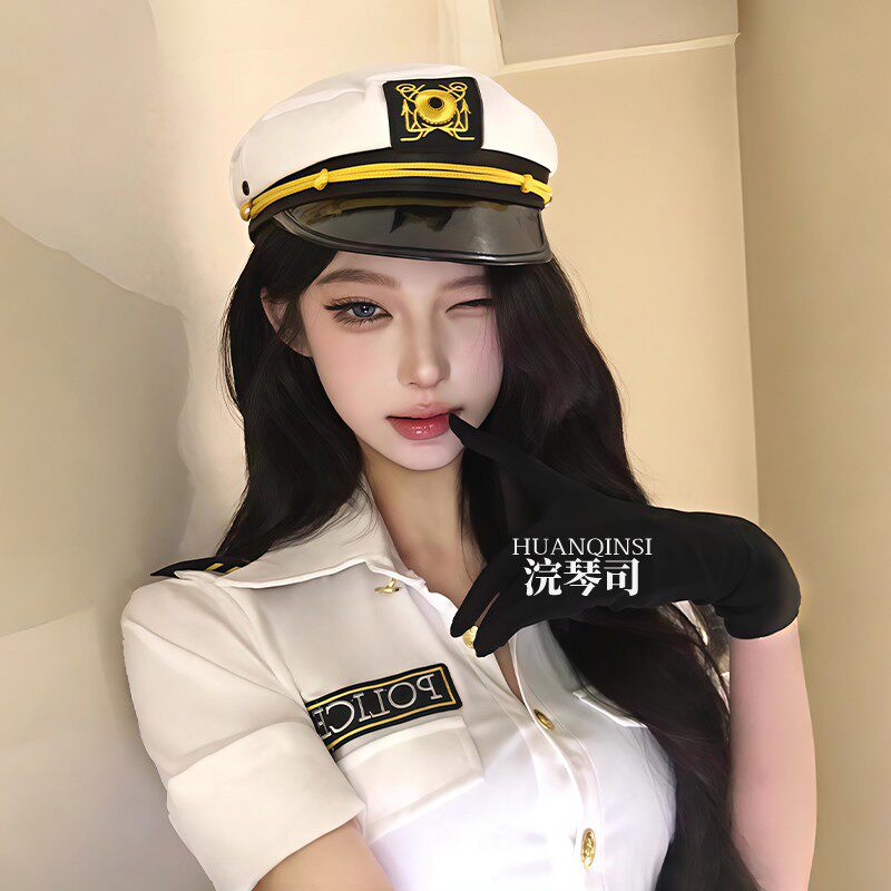糟糕美疯了*万圣节服装纯欲cos机长制服套装网红直播拍照道具穿搭