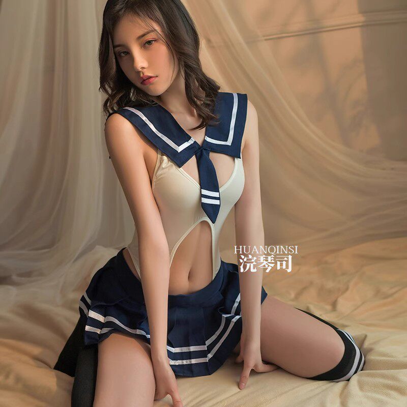 性感诱惑校园jk约会制服床上房事激情免脱短裙睡衣服2026新款连体