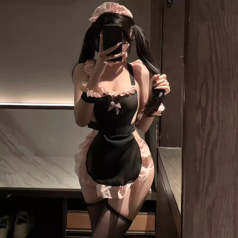 二次元女仆装cos可爱女佣女装大佬lolita连衣裙洛丽塔cosplay服装
