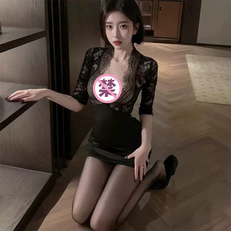 性感趣睡衣禁欲系秘书包臀蕾丝睡裙孕妇装2026新款情调趣味内衣女