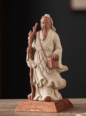 华佗神医陶瓷雕塑像历史人物摆件禅意家居客厅书房桌面装饰工艺礼