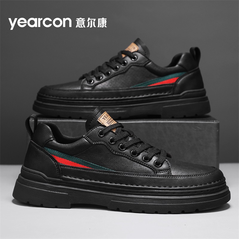 意尔康男鞋官方旗舰店正品