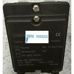 萨姆森全新阀门定位器 Samson3760 3760 00121100000.02 1008179