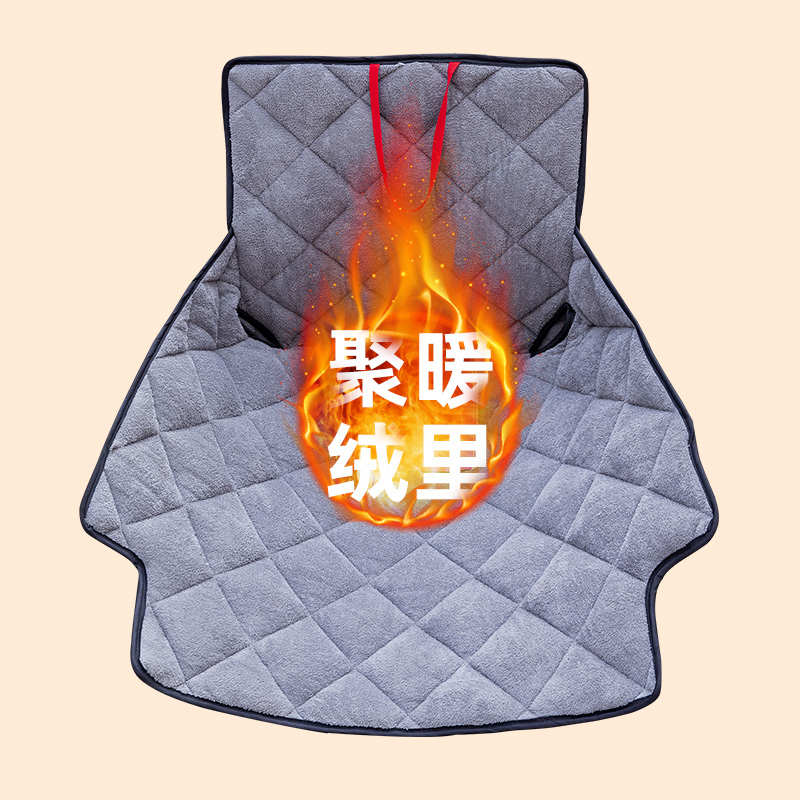 电动车挡风被冬季加绒加厚电瓶摩托车防风罩四季通用冬款防雨防