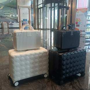 高颜值小型轻便旅行箱20寸静音万向轮 行李箱子母箱网红女式