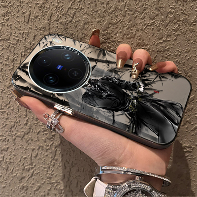 古风水墨画适用iqooneo10手机壳新款vivox200pro套iqoo13碎梦s20游戏19潮80逆水寒7人物6050z9turbo男女y300+