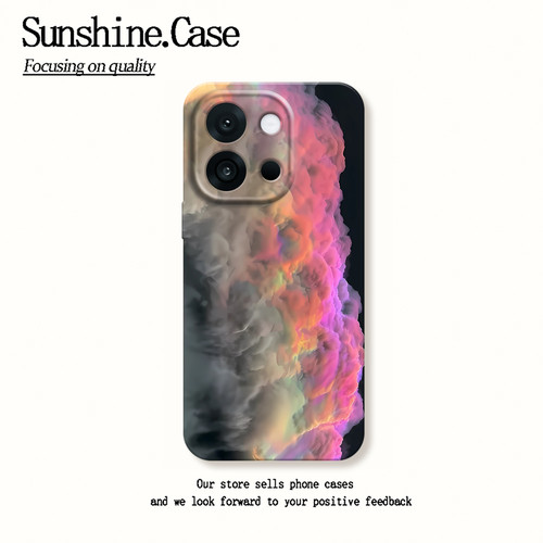 七彩祥云适用一加ace5至尊版手机壳新款oneplus套1+ace3pro全包一加13t简约渐变12创意1小众ace2v男女款2pro+