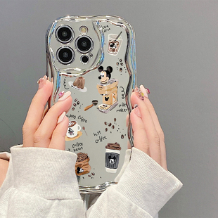 k11 ace3高级感findx7全包ace2v卡通reon9por可爱一加12男女款 10pro套1 米奇咖啡机适用oppore手机壳新款