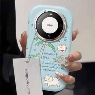 52s 5创意neo3男女y78 iqooneo9套iqoo12pro可爱卡通80硅胶neo7se高级感s16 游玩猫狗适用vivox100手机壳新款