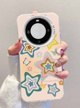 彩色蝴蝶星星适用vivox100手机壳新款iqooneo9套iqoo12pro高级感80可爱neo7se彩银s16/5多neo3男女款y78/52s+