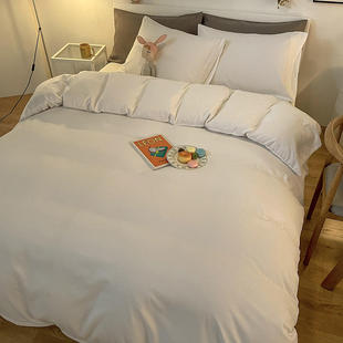 芦荟棉床上用品四件套床单被套1.21.5单人三4件套1.82.0m厂家