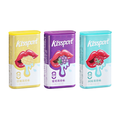 糖清新口气kissport小盒装