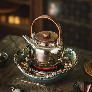 窑变仿古电陶炉煮茶器专用静音家用围炉煮茶泡茶煮茶炉泡茶套装