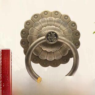 木制门把手青铜中国门把手古董铁门把手老式门环实心拉环门把手