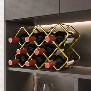 饰品放 轻奢餐边柜窝金属红酒架摆件蜂葡萄酒瓶置展示架高档酒柜装