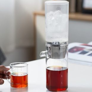 滴冷萃冰用泡泡漏壶滴壶帝国手 咖啡机双酿冰冲家用嘴冰滴咖啡壶