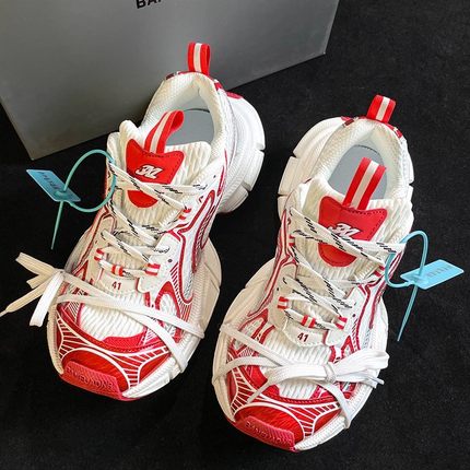 九代巴黎3xl老爹鞋男女2025年新款冬季百搭厚底增高炸街运动鞋潮