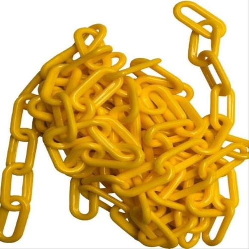 交通塑料链条警示链条安全红白黄黑路锥链子隔离防护链条扣警戒线