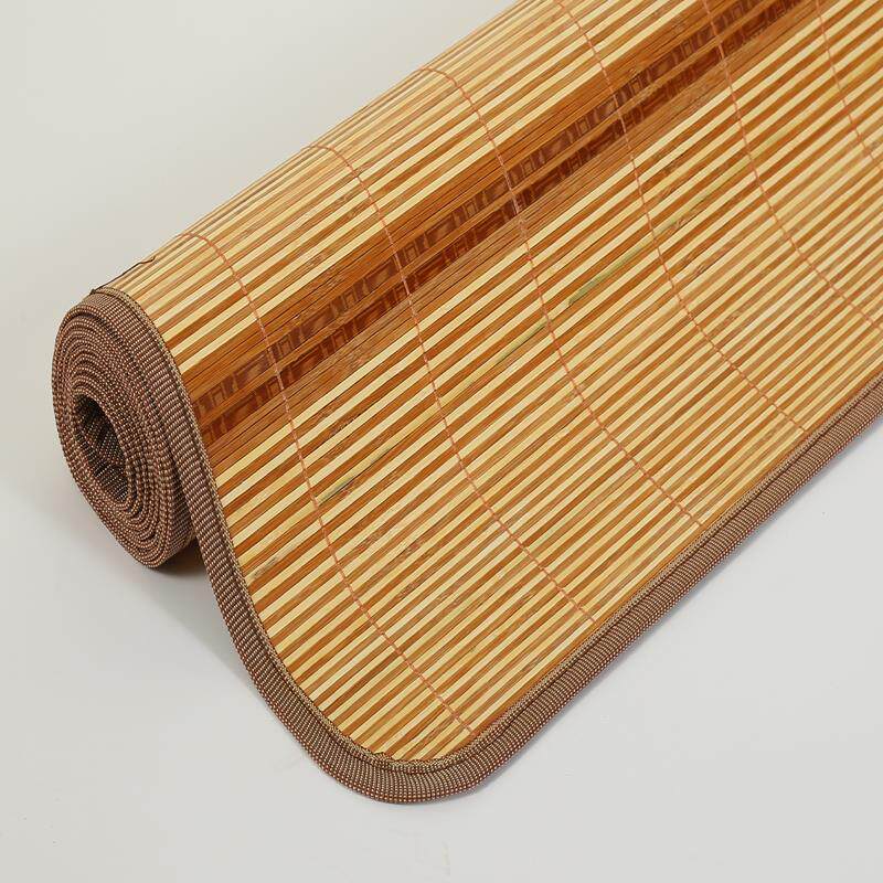 夏季双面竹席1.8米学生凉席单人上下铺宿舍直筒家用冰丝1.2m床席