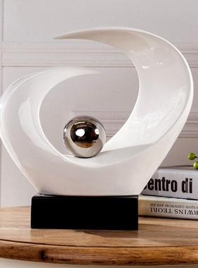 轻奢高级招财桌面摆件家居客厅电视酒柜玄关办公室乔迁之喜装饰品