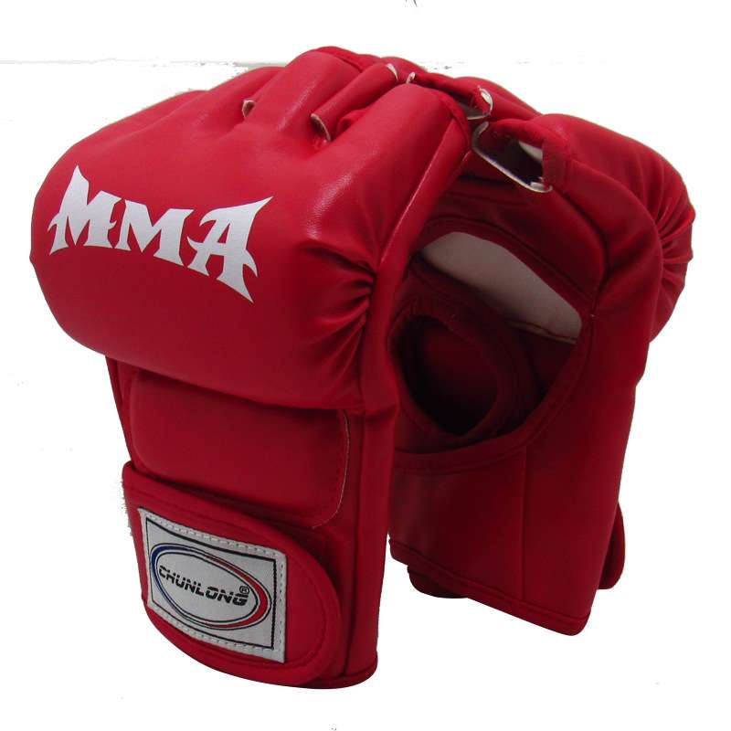 工厂 拳击手套新款MMA半指格斗手套拳击搏击散打半指泰拳手套