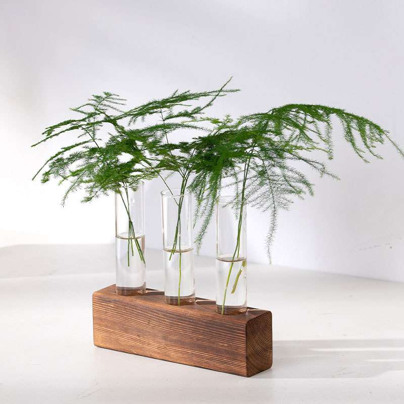 玻璃透明花盆器皿插花瓶子容器桌面摆件创意简约植物绿萝水培花瓶