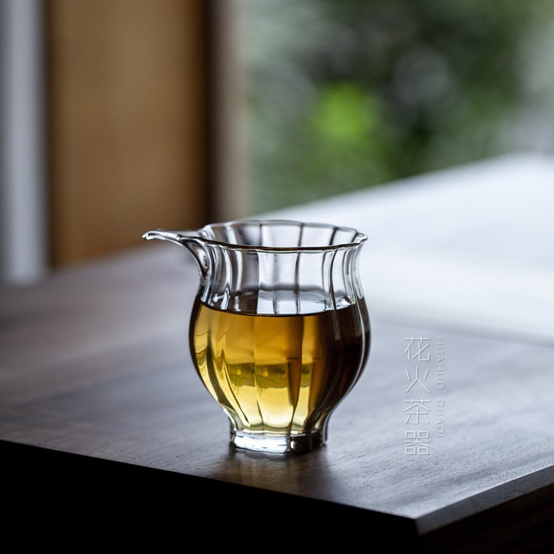 加厚耐热玻璃公道杯匀杯分茶器C小容量耐高温茶海小号功夫茶具