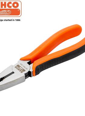 百固钢丝钳多功能678寸老虎钳电工平口钳678寸2678G-160 180 200