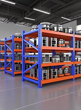 80cm加宽工厂仓库1吨重型模具货架工业仓储超强承重货架五金架子
