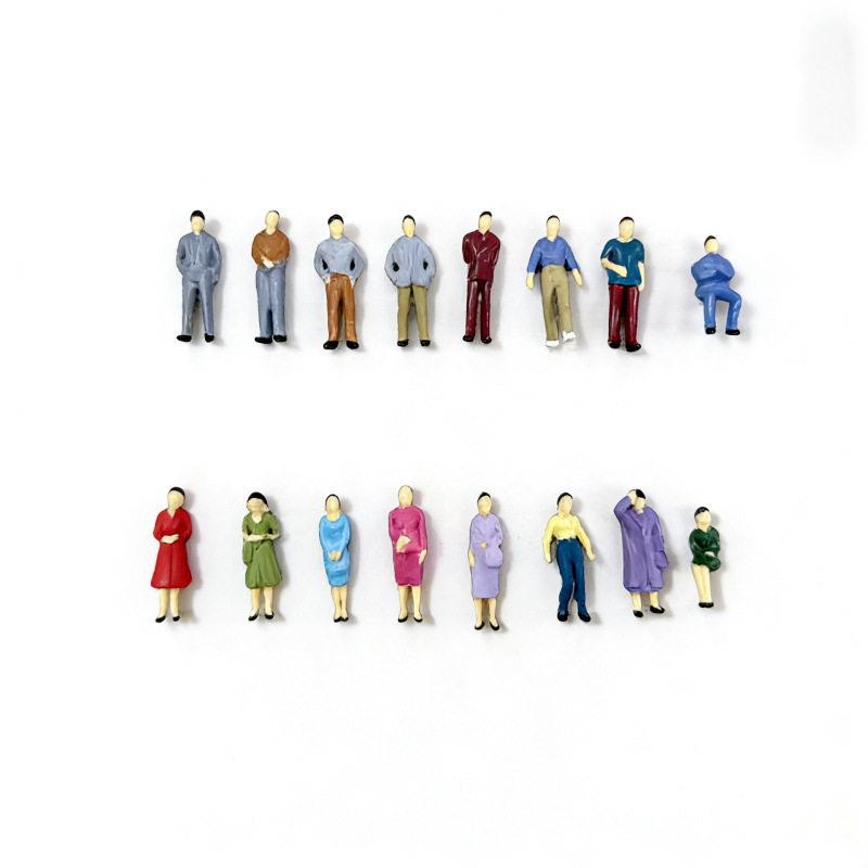 1:30+1:50比例 沙盘模型小人 微缩人偶 沙盘建筑模型材料
