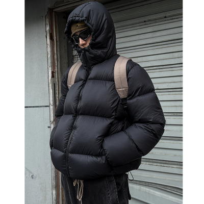 MANCHER日潮连帽加厚防水羽绒服