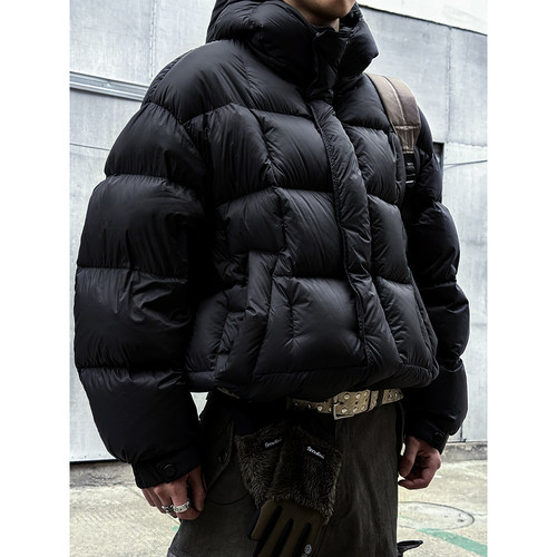 高充绒空气泡芙90白鸭绒羽绒服男