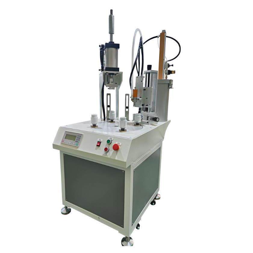 通用性LED球泡自动打胶机球泡压板打胶一体机小型球泡组装机便宜