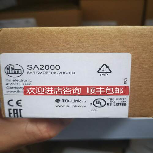 IFM易福门流量传器SA2000 SA5000询价