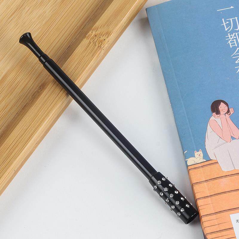 升级款镶钻奥黛丽赫本同款烟杆 粗支专用圆嘴伸缩烟杆女士复古款